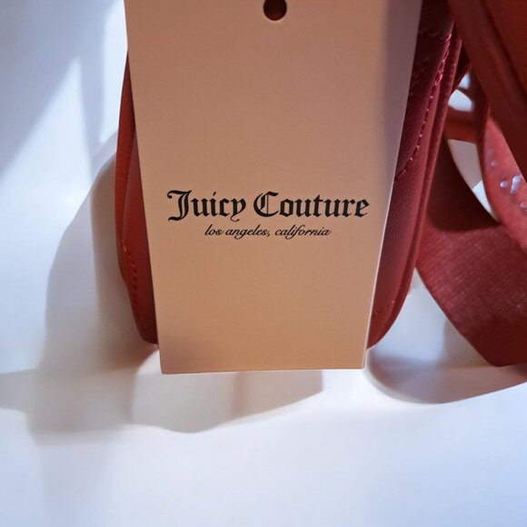 Juicy Couture Pink League HOBO Crossbody Bag with Pouch Red NWT - Picture 9 of 15
